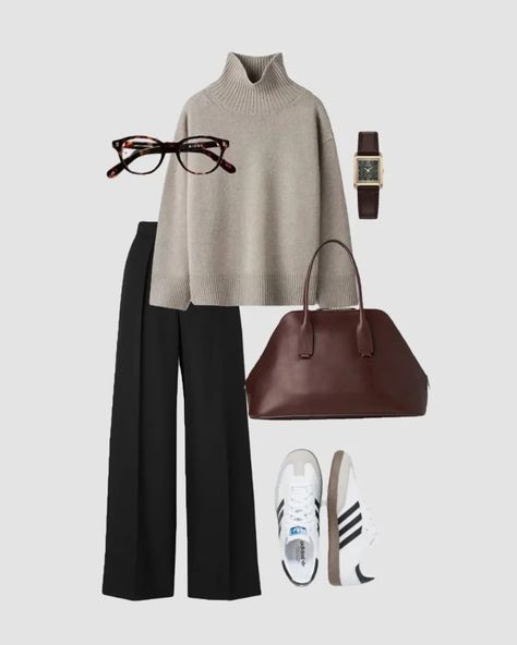 Capsule Formal Wardrobe, Cool And Chic Outfit, Autumn Work Wear, Winter Sweater Outfits Work, Classic White Outfit, Classic Chic Fashion, Business Casual Outfits Autumn, Classic Style Winter Outfits, True Spring Fall Outfits