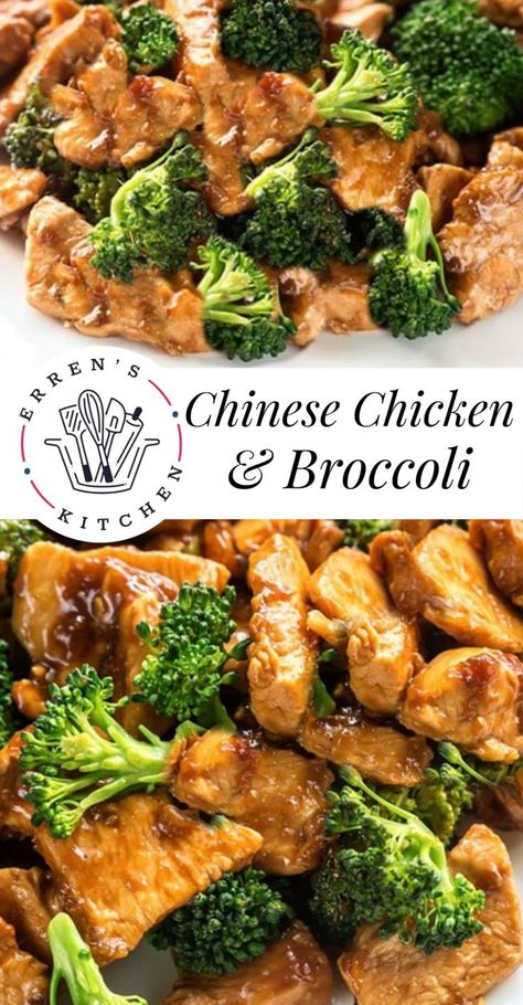 Homemade Chinese Chicken, Chinese Chicken And Broccoli, Chicken And Broccoli Stir Fry, Easy Stir Fry Recipes, Homemade Chinese, Homemade Chinese Food, Chinese Chicken Recipes, Chinese Cooking Recipes, Broccoli Stir Fry