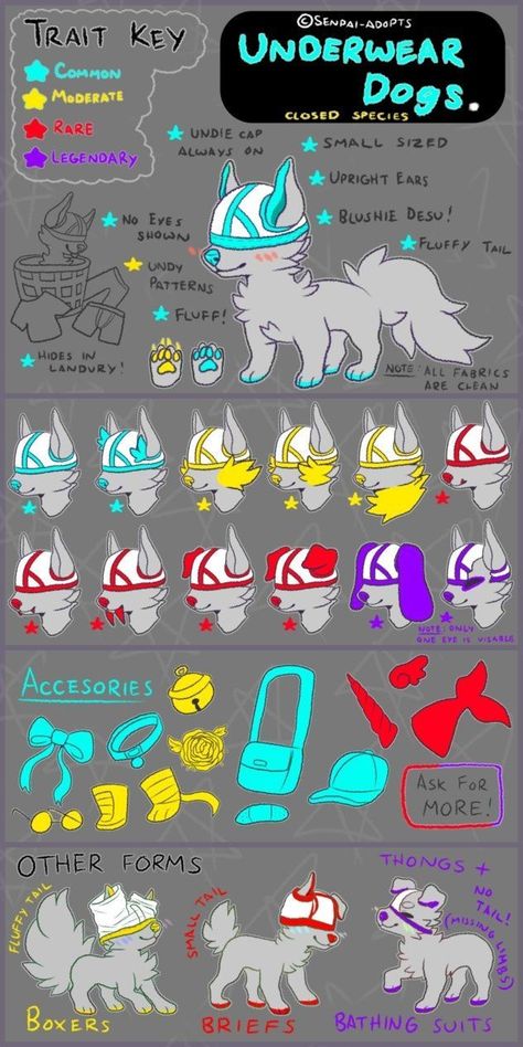 Closed Species Reference Sheet, Species Design, Animal Oc, Open Species, Original Species, Species Guide, Closed Species, Drawing Ideas List, Art Mignon