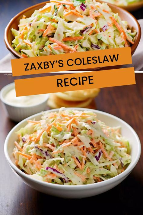 Zaxby’s Coleslaw Recipe – Hungarian Chef Zaxbys Copycat Coleslaw Recipe, Zaxbys Copycat Recipes, Zaxbys Salads, Zaxbys Cole Slaw Recipe, Dole Coleslaw Recipe, Spicy Coleslaw Recipe, Traditional Coleslaw Recipe, Vegetarian Cabbage, Easy Summer Desserts