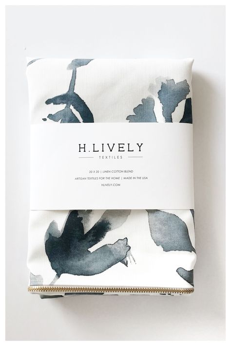 H. Lively decorative pillows make the perfect gift for and home decor enthusiast! Click for more details about the Bianca throw pillow. #hlivelytextiles #decorativepillows #interiordecor #interiordesign Pillow Printing Ideas, Cuddle Cloud, Bedding Packaging, Pillow Packaging, Clean White Background, Artisan Textiles, Wedding Gift Boxes, Bedding Brands, Sleeve Packaging