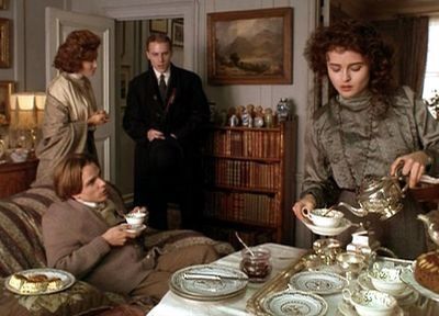 Howard's End Romantic English Movies, History Of Coffee, Howards End, Movie References, Tea And Chocolate, Howard End, Comfort Movies, Oliver Twist, Bonham Carter