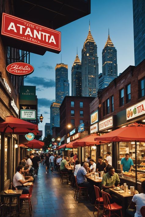 A Taste of Atlanta: Diving Deep into the City's Food Scene Krog Street Market, Vibrant Food, Atlanta Food, Georgia On My Mind, Georgia Usa, Florida Georgia, Street Market, Best Dining, Pecan Pie