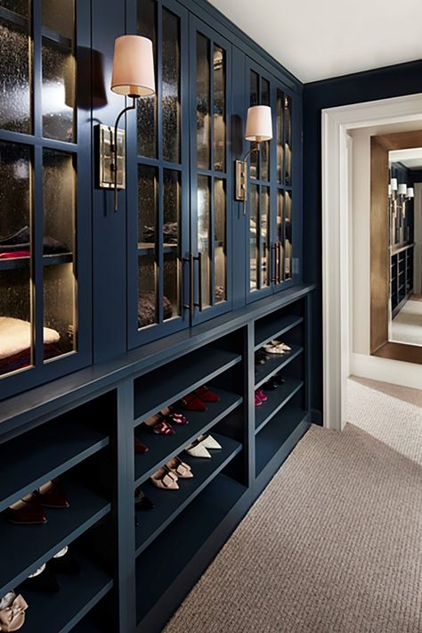 Our Master Closet Inspiration: Something old, something new, something borrowed, something blue... - Chris Loves Julia Master Closet Design, Dream Closet Design, Walk In Closet Design, Luxury Closets Design, Closet Remodel, Dream Closets, Tudor House, Closet Makeover, Closet Inspiration