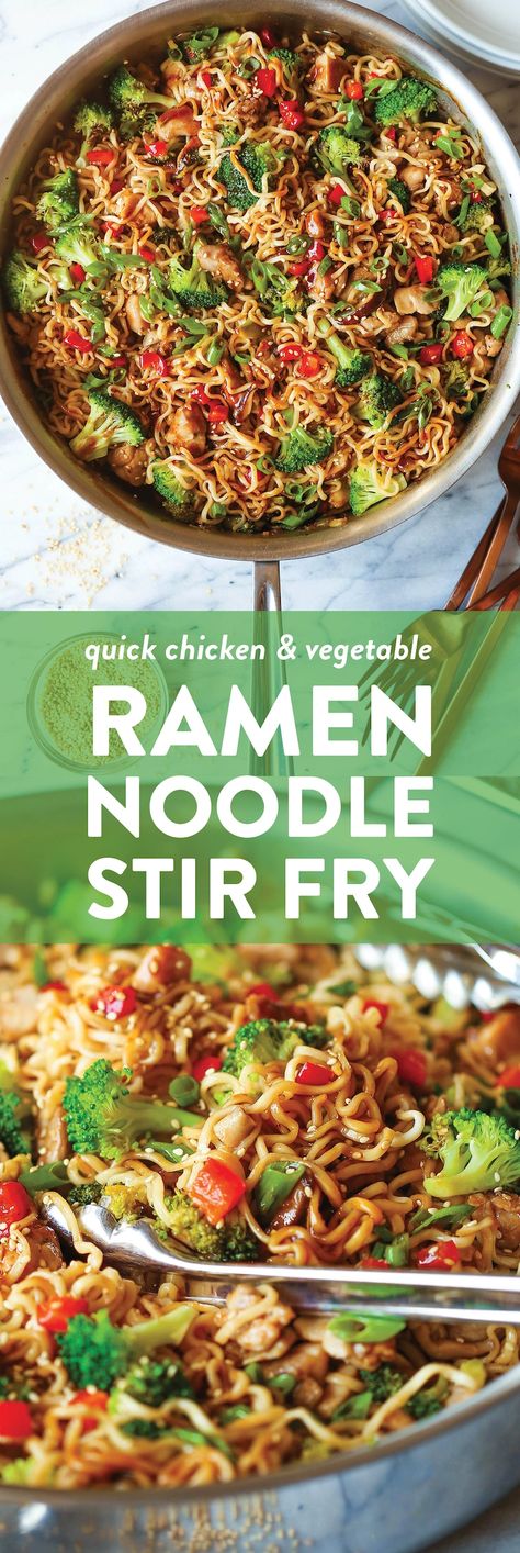 Quick Chicken Ramen, Ramen Noodle Stir Fry, Chicken Ramen Noodle Recipes, Stir Fry Sauce Easy, Vegetable Ramen, Noodle Stir Fry, Chicken Ramen, Ramen Noodle Recipes, Stir Fry Noodles