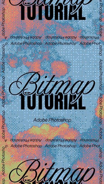 Georgie Yana - Motion Design on Instagram: "Want to know how to create Bitmap images using Adobe Photoshop in under 40 seconds? Well look no further! In this video I give you a step by step guideline on how to create quick and easy bitmap images in Photoshop. You can also follow the steps below: 1. Open your chosen image in Photoshop, go to Image -> mode -> greyscale. 2. Increase the contrast of your image so the Bitmap picks up more of the image. Flatten the file. 3. Go to image -> mode -> bit Gradient Map, Motion Design, Graphic Design Inspiration, Design Process, Your Image, Adobe Photoshop, Step By Step, Motion, Doodles