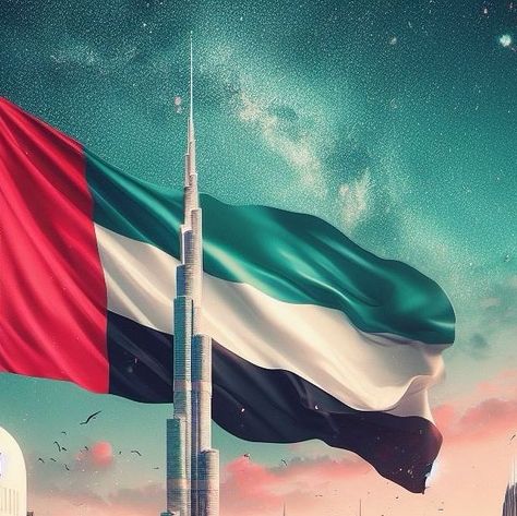 Dubai Flag, Uae Flag, Dubai Emirates, Flag Day, November 3, Arab Emirates, United Arab Emirates, Dubai, Flag