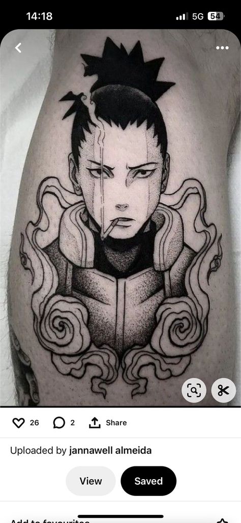 Cool Naruto Tattoos, Shikamaru Tattoo Design, Naruto Stencil, Jiraya Sketch, Anime Naruto Tattoo, Shikamaru Tattoo Ideas, Jiraya Tattoo Ideas, Kakashi Tattoo Ideas, Naruto Tattoo Ideas Design