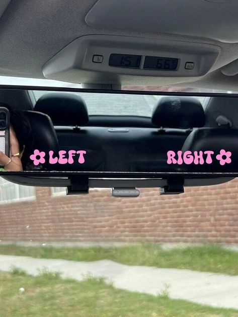 Left & Right Sticker,Car Decoration Sticker, Waterproof Vinyl Decal Stickers For Laptops, Mobile Phone Accessories, Helmets, Car Windows, Bumpers, Mugs, Door Walls | SHEIN USA Customized Stickers, Text Stickers, Decoration Stickers, Car Decoration, Car Exterior, Car Humor, Door Wall, Electronic Toys, Automotive Interior