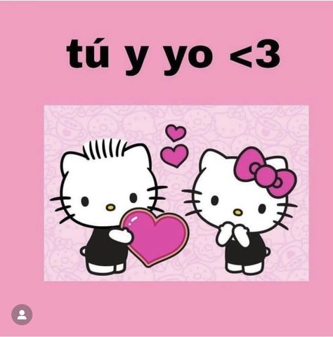 Tú y yo - You and I Hello Kitty Y Su Novio, Hello Kitty Daniel, Romantic Bf, Hello Kitty Imagenes, Kitty Aesthetic, Emoji Love, Pin Search, Hello Kitty Themes, Hello Kitty Aesthetic