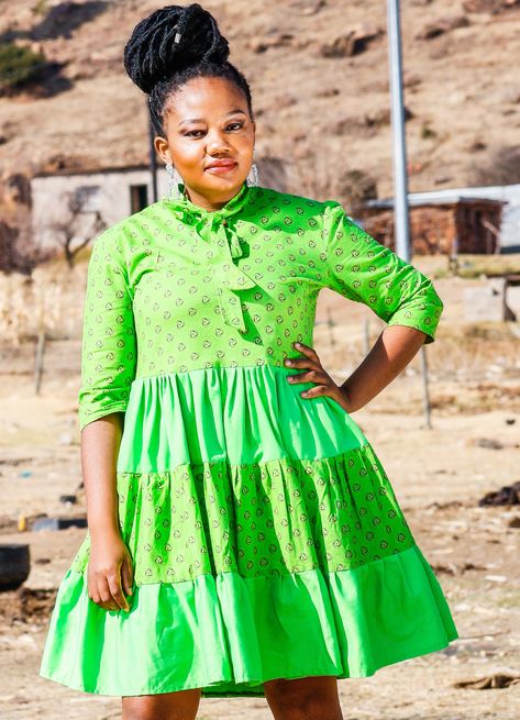 Sesotho Traditional Dresses, African Designs, African Design, African Dress, Traditional Dresses, Beautiful Things, Cold Shoulder, Shoulder Dress, Cold Shoulder Dress