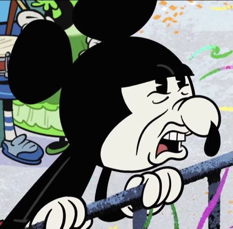 Disgusted Reaction, Epic Mickey, Mickey Mouse Shorts, Oswald The Lucky Rabbit, Mickey Mouse Cartoon, Funny Doodles, Watch Movies Online, Silly Pictures, Funny Reaction Pictures