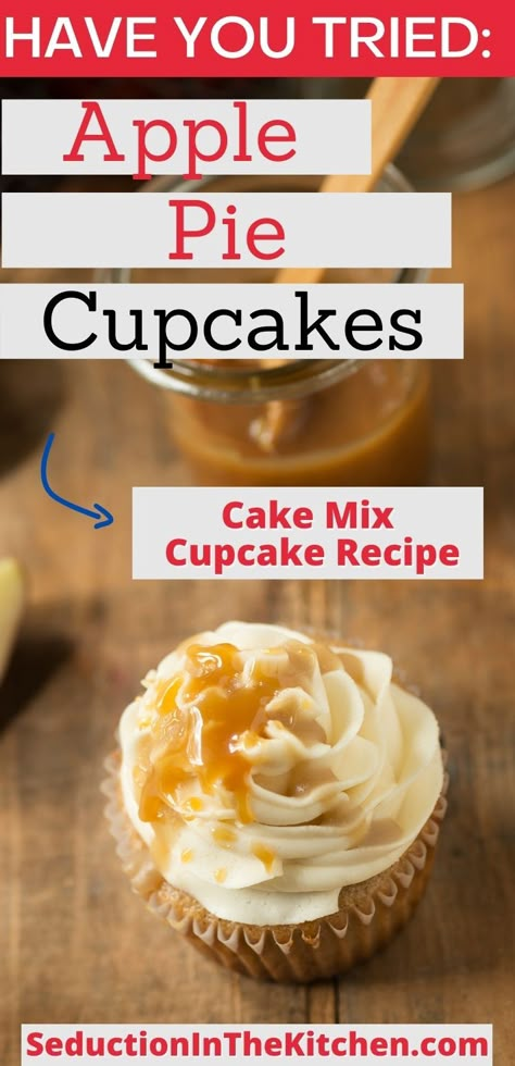 Apple Cake Cupcakes, Spice Cake Cupcakes With Filling, Apple Pumpkin Cupcakes, Caramel Apple Cupcakes Easy, Carmel Apple Cupcakes Easy, Apple Cupcakes With Cake Mix Boxes, Easy Apple Pie Cupcakes, Apple Crumb Cupcakes, Apple Crisp Cupcakes Recipe