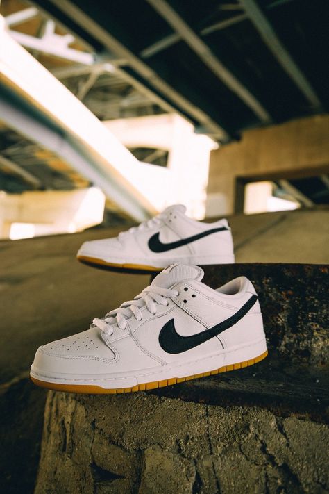 Nike Dunk SB Low Orange Label ISO in White/Black - EUKICKS Sneakers Men Nike, Guy Sneakers, Nike Sb Dunk Low Outfit Men, Men’s Outfits With Nike Dunks, Men’s Sneakers, Sneakers Men Fashion Nike, Sneakers Outfit Nike, Modern Nike Low-top Skate Shoes, Nike Dunk Low Retro White Black