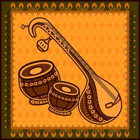 Vector Design Of Culture Of Rajasthan In Indian Art Style Royalty Free Cliparts, Vectors, And Stock Illustration. Image 62249684. Culture Of Rajasthan, Kalamkari Design, Preschool Creative Art, Indian Musical Instruments, Musical Instruments Drawing, Rajasthani Art, Instruments Art, Fabric Painting Techniques, Canvas Art Projects