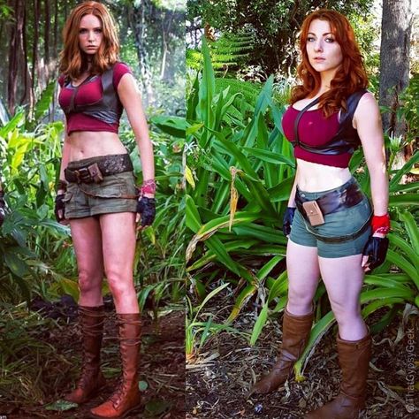 Ruby Roundhouse, Velma Cosplay, Safari Outfits, Karen Gillan, Welcome To The Jungle, Cosplay Halloween, Cute Cosplay, Cosplay Dress, Halloween Costumes Women