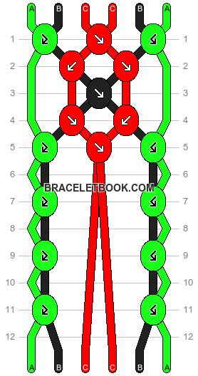 Normal pattern #76616 variation #281841 | BraceletBook Flowers Cute, Daisy Chain, Summer Patterns, Bracelet Tutorial, Youtube Tutorials, Friendship Bracelet Patterns, Simple Patterns, Bracelet Patterns, Friendship Bracelet