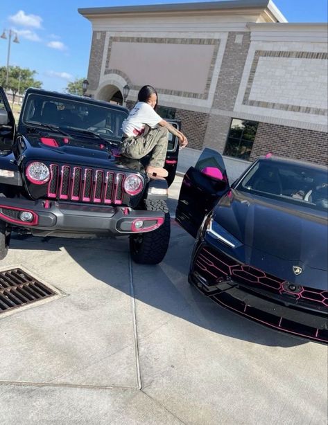 ˚୨୧⋆ @bella2angel Jeep Wrangler Interior Ideas, Keep Wrangler, Jeep Wrangler Aesthetic, Pink Jeep Wrangler, Car Interior Diy, Baby Routine, Cars Jeep, Custom Jeep Wrangler, Goals Life