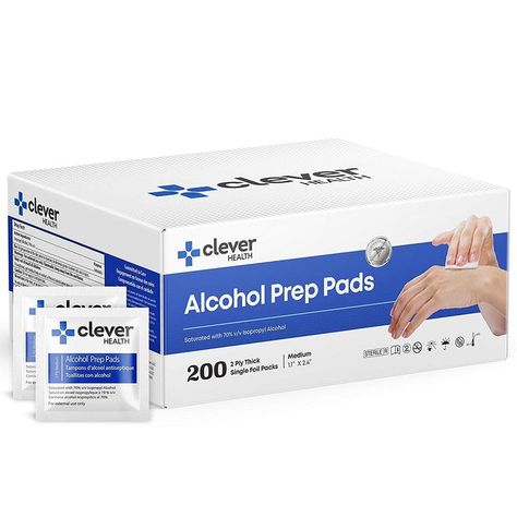 Great for your business! Medical Grade Alcohol Prep Pads. 2-ply individually wrapped 200 Sterile Saturated with 70% Alcohol. Every business needs first aid supplies. Bby Outfit, Med Kit, High School Bags, Alcohol Poisoning, Dental Videos, Alcohol Pads, Foil Packaging, Pads Tampons, Alcohol Wipes