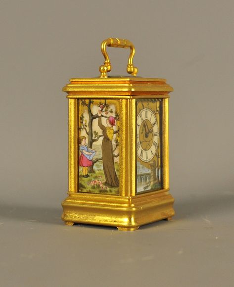 Carriage Clocks, Antique Clocks, Antiques For Sale, Table Clock, Antique Photos, Mantel Clock, Limited Editions, Steam, Miniatures