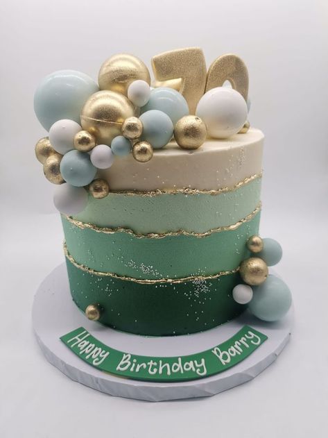 Emerald Green Cake Birthday, Green Cake Birthday, Emerald Green Cake, Emerald Cake, Emerald Green Birthday, Green Birthday Cake, Baby 1st Birthday Cake, Green Birthday Cakes, 80 Birthday