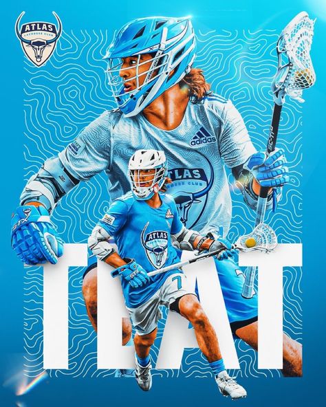 Sports Packaging Design, Lacrosse Graphics, Senior Sports Posters, Sports Campaign, Football Poses, Sports Design Ideas, Sport Graphic, Hockey Pictures, Sport Portraits