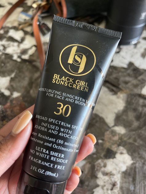 black girl sunscreen is for all people and especially black and brown skin. It is a have for everyday use Sunscreen For Black Skin, Skincare Black Women Products, Sunscreen For Black People, Best Sunscreen For Dark Skin, Melanin Skin Care Black Women, Best Sunscreen For Black Women, Glow Lotion, Black Skin Care, Sunscreen Moisturizer