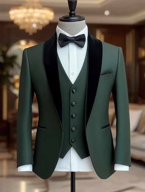 Prom Suits Green, Suits Green, Wedding Matching Outfits, Suit For Men Wedding, Suits Ideas, Mens Suit Style, Commercial Shoot, Jodhpuri Suit, Men's Business Outfits