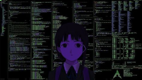 Experiment Lain, Cool Desktop Wallpapers, Anime Computer Wallpaper, Serial Experiments Lain, Wallpaper Notebook, Wallpaper Computer, Ladybug Wallpaper, Goth Wallpaper, 다크 판타지