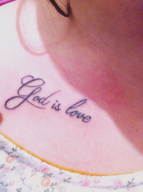 God is love God Is Love, Love Tattoos, Infinity Tattoo, Gods Love, God Is, Dream Life, Tattoo Quotes, Tattoos