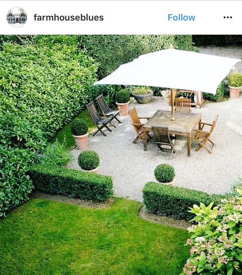 French Country Backyard Patio, Courtyard Patio, Cottage Garden Design, Pea Gravel, Backyard Paradise, Italian Garden, Backyard Inspo, Home Landscaping, Plunge Pool