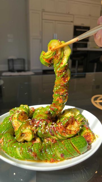 @kwokspots on Instagram: "Finally made this cucumber salad and it’s bomb. Yes they remind me of caterpillars 🐛 🥒. Super easy and fun to make. Recipe in bio or: https://kwokspots.com/asian-cucumber-salad/ “ • • • • • • #foodies #cucumbersalad #dinner #asiancucumbersalad #foodshare #igfood #comfortfoods #foodblogger #foodphotography #frommykitchen #savory #lovetoeat #homecooking #easyrecipes #homecooked #instafood #breakfast #delicious #food #cucumber #instaeats #deliciousfood #foodporn #foods Cucumber Salad Aesthetic, Super Yummy Recipes, Chinese Cucumber Salad, Cucumber Salad Recipes, Recipes Aesthetic, Super Salads, Healthy Food Dishes, Food Babe, Super Foods