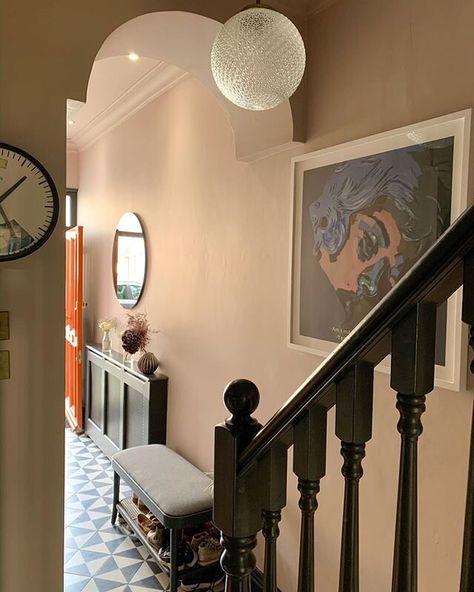 Hallway Makeover Before And After, Narrow Hallway Decorating Ideas, Edwardian Hallway, Scandinavian Interior Bedroom, Dream House Bedroom, Victorian Hallway, Hallway Makeover, Grateful For Everything, Hallway Colours