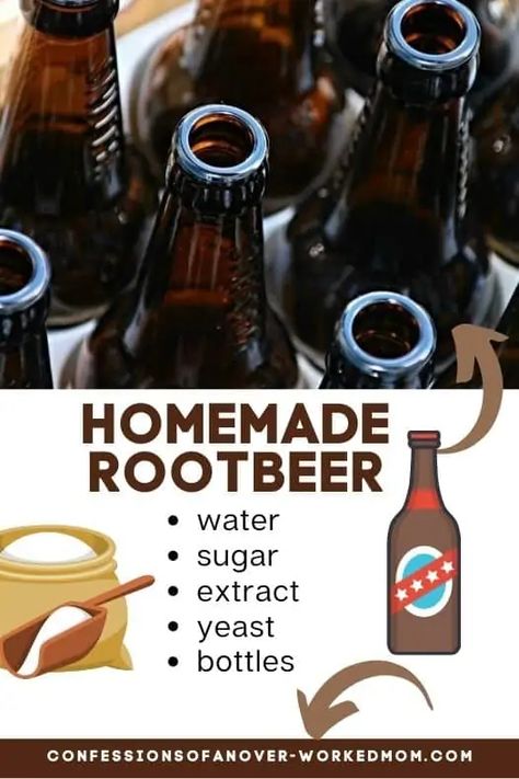 Have you ever wondered about making root beer at home? Learn how to make homemade root beer with this easy soda recipe. Root Beer Syrup Recipe, Homemade Rootbeer Recipe, Homemade Root Beer, Root Beer Recipe, Hires Root Beer, Homemade Rootbeer, Recipes With Yeast, Kid Friendly Drinks, Beer Recipe