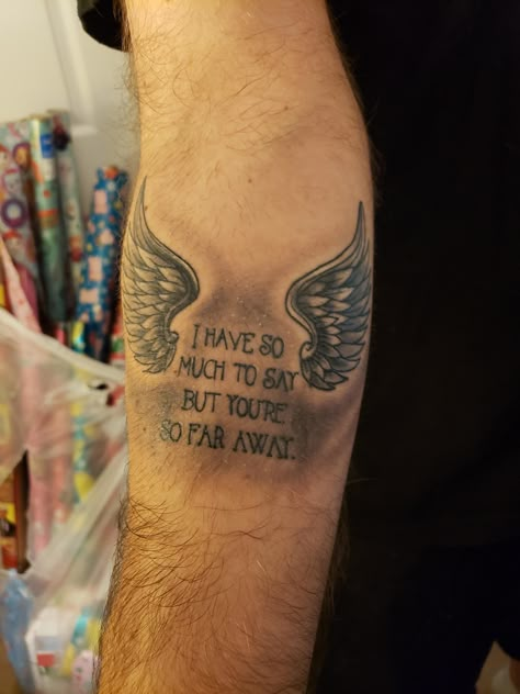 Grandpa Memorial Tattoo For Men, In Loving Memory Tattoos Grandpa, Big Brother Tattoo Memorial, Great Grandmother Tattoo, Tribute Tattoos In Memory Of Friend, Tattoos For Passed Loved Ones For Men, Brother Died Tattoo, Grandma And Grandson Tattoos, Father Tribute Tattoo