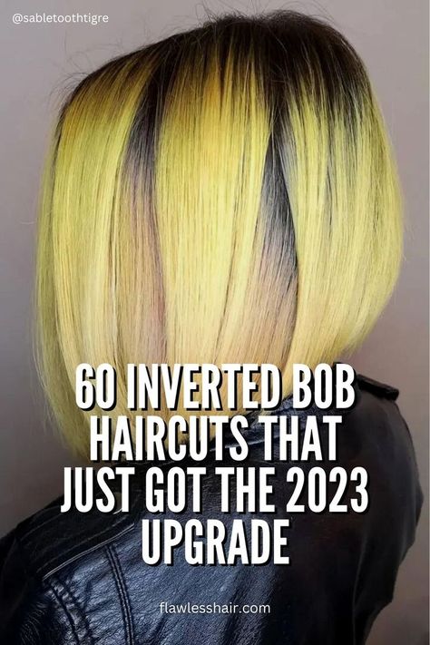 The inverted bob is shorter in the back and longer in the front—everything else can be modified to suit you. Read on to learn how to make it work. Long Front Bob, Short Inverted Bob Haircuts, Inverted Bob With Layers, Curly Inverted Bob, Inverted Bob Short, Modern Bob Hairstyles, Inverted Long Bob, Inverted Bob Haircuts, Modern Bob