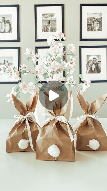 Ashley Alonzo on Instagram: "📣Save for Later!! Cute and easy little bunny bags! These are so fun to make. . . #diy #diyeaster #diygoodybag #goodybag #easterideas #easterbunny #bunny #bunnyrabbit #crafting #craftideas #easterbasket #easterisaroundthecorner #easteriscoming #crafty" Bunny Bags, Save For Later, Easter Diy, Goodie Bags, Easter Baskets, Bunny Rabbit, Easter Spring, Easter Bunny, Easter