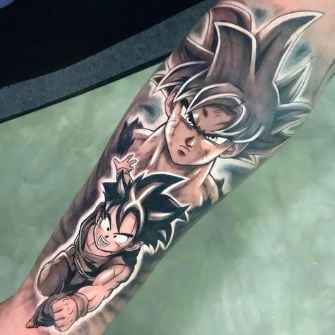 Shen Long Tattoo, Tatuaje Trash Polka, Dbz Tattoo, Avatar Tattoo, Vegeta Goku, J Tattoo, Ball Tattoo, Z Tattoo, Dragon Ball Tattoo