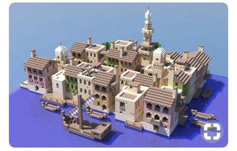 Construction Minecraft, Minecraft City Buildings, Port Town, Minecraft Castle, Minecraft Medieval, Cool Minecraft Houses, Minecraft Furniture, Minecraft City, Minecraft Plans