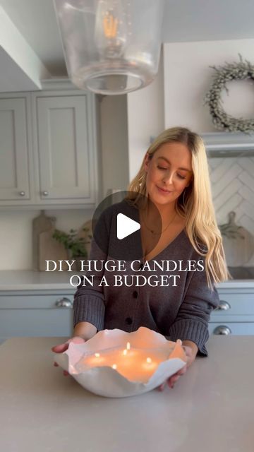 Jade Sweeney on Instagram: "DIY HUGE CANDLES ON A BUDGET 

I had to try the Amazon candle sand I saw @cb_loves_interiors_20 share ! And I love it! I’ve always wanted to make my own candles but in all honesty I burn beans on a hob so no way I’d trust myself melting wax 😂

These are so easy and the bag of sand is a big you can make so many candles!!!! I’ve made 2 huge ones and I’ve still got most of it left so I can make even moreeeee 😂

I’ll add the links to my stories or like & comment ‘SHOP’ and I’ll dm you a link to the candle sand and wicks I bought 

I used bowls I already had. One is so old I can’t remember where it’s from and the other is from @shopmatalan it’s quite recent but you could use any ceramic or glass bowl or jar that is safe to use 

Love Jade xxx

https://liketk.it/4TQ How To Melt Old Candles To Make New, Sand Bowls Diy, Diy Large Candle Bowl, Sand Wax Candles Diy, Sand Wax Candles, Wine Candles Diy, Dyi Candle, Diy Candle Mold, Huge Candles