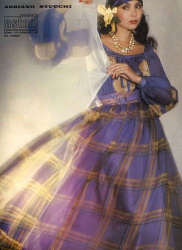 1977  Valentino  Model Marie Helvin Marie Helvin, 1977 Fashion, Perfume Adverts, Fashion 1970s, Fashion Archive, The Seventies, 1970s Fashion, Vintage Models, It Girls