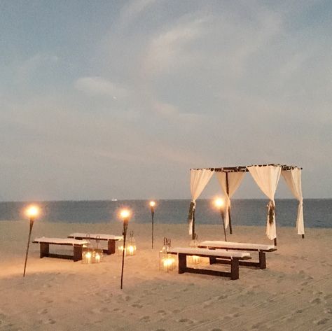 Perfectly intimate beach wedding ceremony in Mexico. Small Beach Weddings, Beach Wedding Locations, Beach Wedding Ideas, Beach Wedding Decorations Reception, Simple Beach Wedding, Wedding Setup, Beach Wedding Centerpieces, Beach Theme Wedding Invitations, Wedding Ceremony Ideas