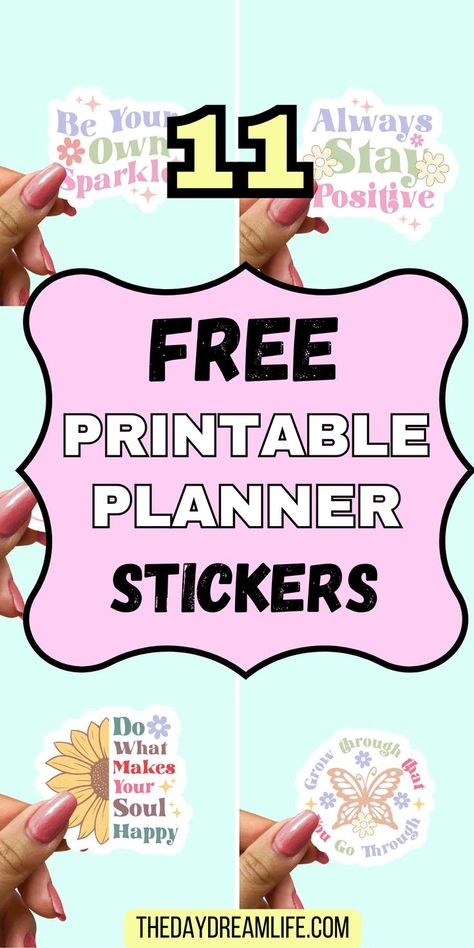 free printable stickers Phomemo Printables Free, Free Printables Stickers, Free Stickers Printables, Cute Printable Sticker Sheets, Sticker Sheets Free Printable, Free Happy Planner Printables, Phomemo Printables, Printable Journal Stickers, Free Printable Sticker