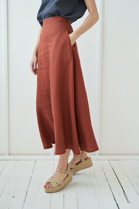 Linen Skirt Pattern, Linen Skirt Outfit, Green Linen Skirt, Maxi Linen Skirt, Style Long Skirt, Linen Skirts, Long Linen Skirt, White Linen Skirt, Linen Maxi Skirt