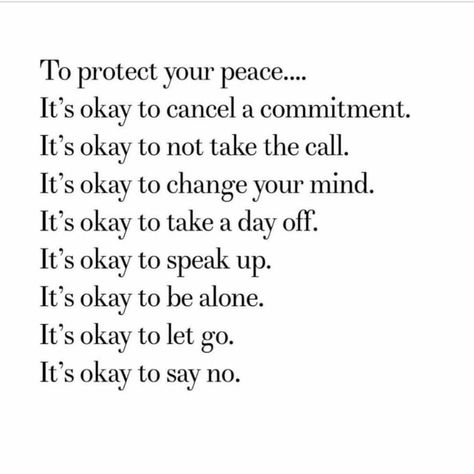 It's Okay to protect your peace. It Will Be Ok Quotes, Protect Your Peace, Falling In Love Quotes, Positive Mental Health, Tracee Ellis Ross, Peace Quotes, Note To Self, Happy Quotes, The Words