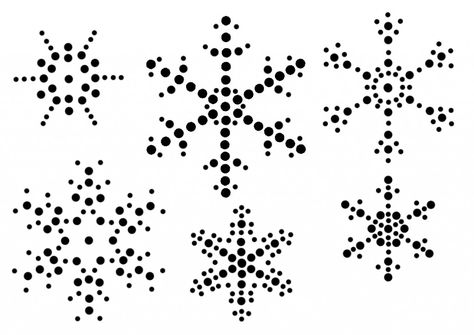 Dot Snowflakes, Punched Tin Patterns, Christmas Orniments, Tin Can Lanterns, Rhinestone Designs Pattern, Aboriginal Dot Painting, Mandala Art Therapy, Tin Can Crafts, Glitter Crafts