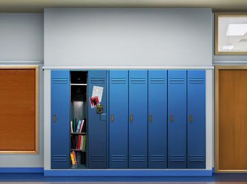 Locker Background Anime, Anime Lockers Background, Anime School Background Hallway, Gacha Locker Background, School Background Gacha, Gacha Life Backgrounds School, Gacha Backgrounds School, Backgrounds School, Gacha Background