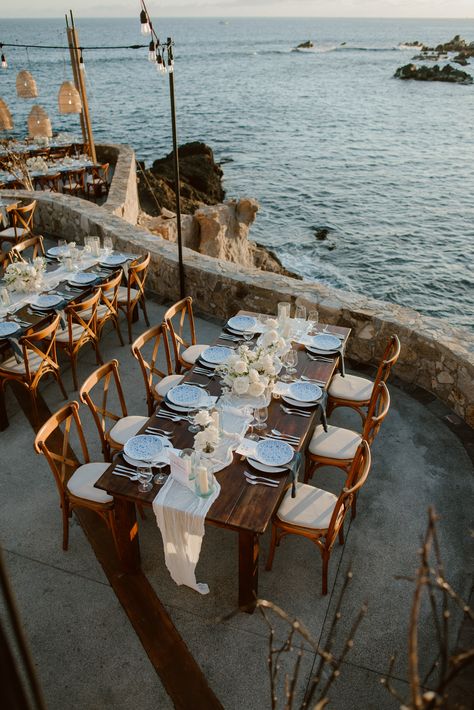 Wedding Venues Seaside, Coastal Destination Wedding, French Beach Wedding, Elevated Beach Wedding, Ethereal Beach Wedding, Timeless Beach Wedding, New England Beach Wedding, Cabo Wedding Ideas, Coastal Theme Wedding