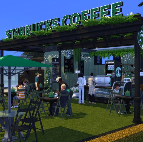 Sims 4 Cinema Cc, Lotes The Sims 4, Truck Games, Sims 4 Tsr, Sims 4 Cc Kids Clothing, Sims Packs, Los Sims, Rooftop Restaurant, Sims 4 Build