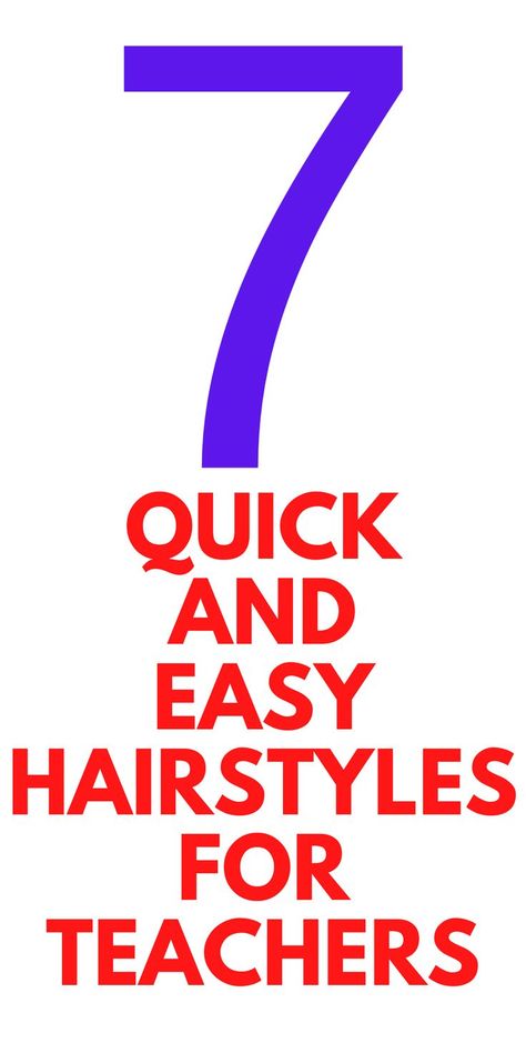 7 Quick and Easy Hairstyles for Teachers: Looking for some cute hairstyles for the classroom? Here are 7 easy hairstyles for teachers. Picture Day Hairstyles For Teachers, Cute Hairstyles For Teachers Simple, Cute Easy Teacher Hairstyles, Quick Teacher Hairstyles, Cute Teacher Updos, Easy Hairstyles For Teachers Simple, Teacher Hairdos Easy Hairstyles, Hair Styles For Teachers, Easy Hairstyles For Teachers